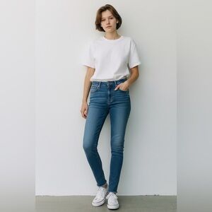 Madewell Women's Blue Jeans 9” High-Rise Skinny Size 26 NWT